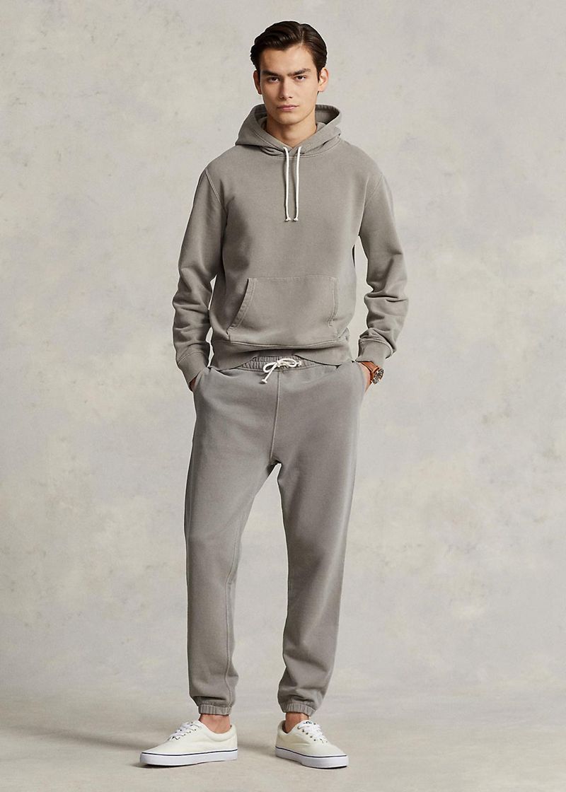 Pantalones Polo Ralph Lauren Hombre Organic Cotton De Lana Tracksuit Bottom Chile Gris QEFJZ-9071